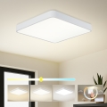 Brilagi - LED φωτιστικό οροφής POOL SQUARE LED/48W/230V 3000/4000/6000K 50x50 cm λευκό