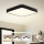 Brilagi - LED φωτιστικό οροφής POOL SQUARE LED/48W/230V 3000/4000/6000K 50x50 cm μαύρο