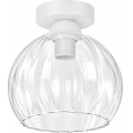 BRILAGI - LED Φωτιστικό οροφής RETRO GLASS 1xE27/60W/230V Ø 25 cm λευκό/διαφανές