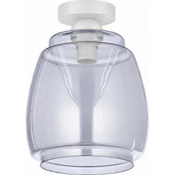 BRILAGI - LED φωτιστικό οροφής RETRO GLASS 1xE27/60W/230V Ø 26 εκ. λευκό/καπνιστό γκρι