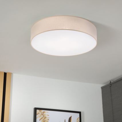 Brilagi - LED φωτιστικό οροφής SIRIJA 4xE27/15W/230V Ø 60 cm μπεζ