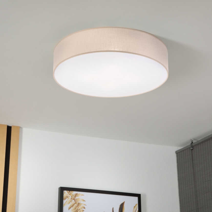 Brilagi - LED φωτιστικό οροφής SIRIJA 4xE27/15W/230V Ø 60 cm μπεζ