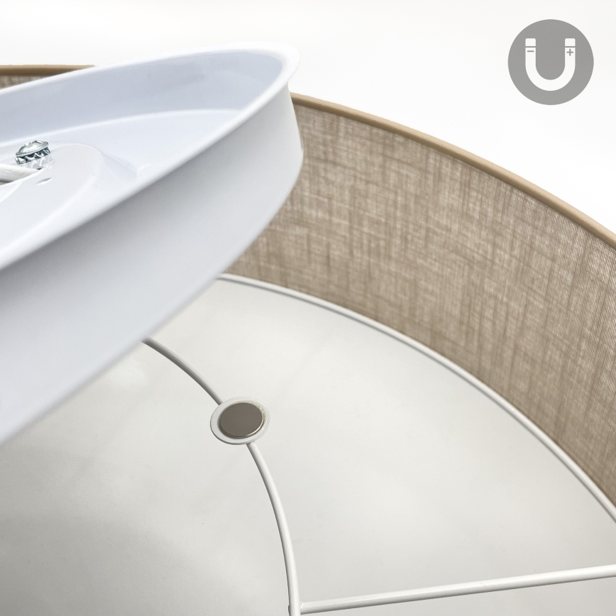 Brilagi - LED φωτιστικό οροφής SIRIJA 4xE27/60W/230V Ø 60 εκ. μπεζ