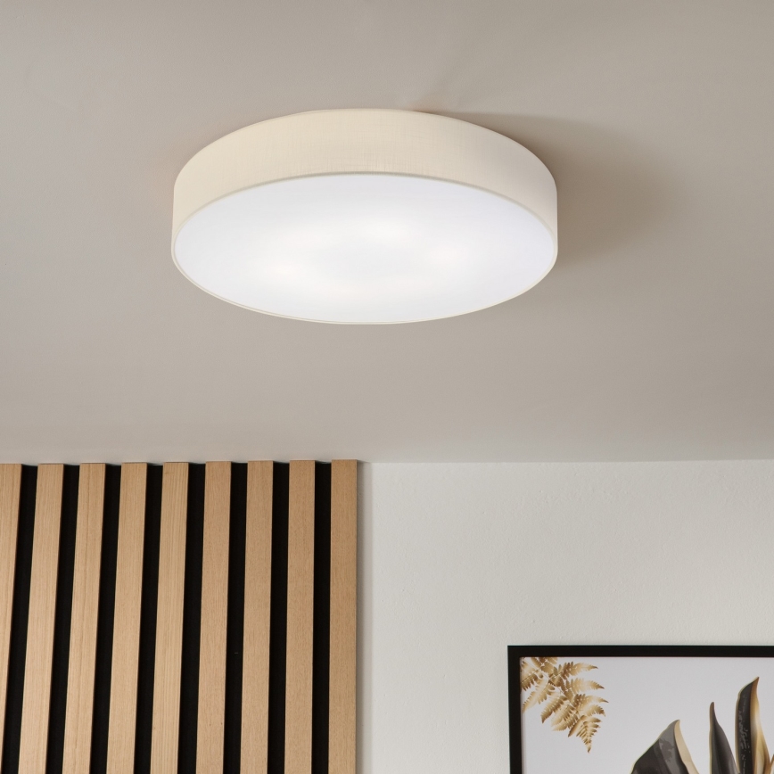 Brilagi - LED φωτιστικό οροφής SIRIJA 6xE27/15W/230V Ø 80 εκ., σε κρεμ απόχρωση
