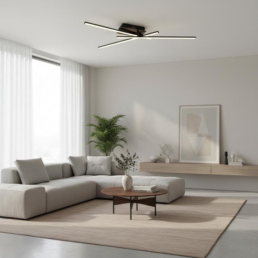 Brilagi - Φωτιστικό οροφής STRIPES LED/30W/230V 51x78 cm μαύρο