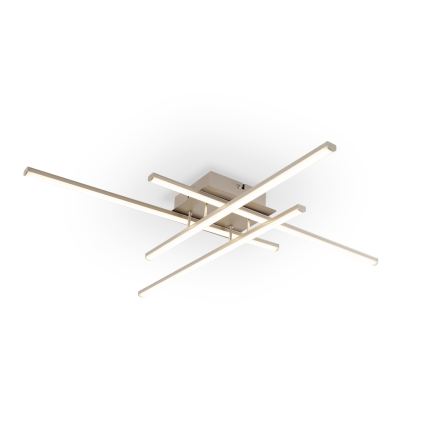 Brilagi - Φωτιστικό οροφής LED STRIPES LED/37W/230V 68x68 cm ασημί