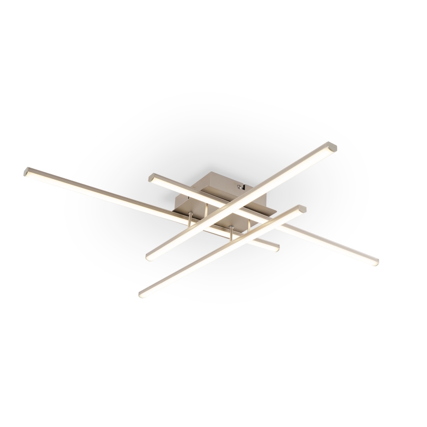 Brilagi - Φωτιστικό οροφής LED STRIPES LED/37W/230V 68x68 cm ασημί