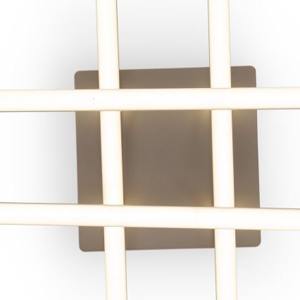 Brilagi - Φωτιστικό οροφής LED STRIPES LED/37W/230V 68x68 cm ασημί