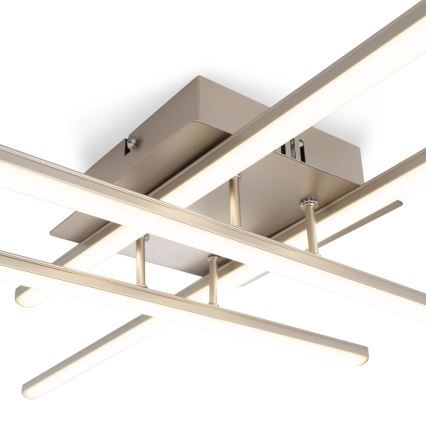 Brilagi - Φωτιστικό οροφής LED STRIPES LED/37W/230V 68x68 cm ασημί
