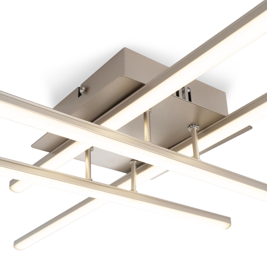 Brilagi - Φωτιστικό οροφής LED STRIPES LED/37W/230V 68x68 cm ασημί