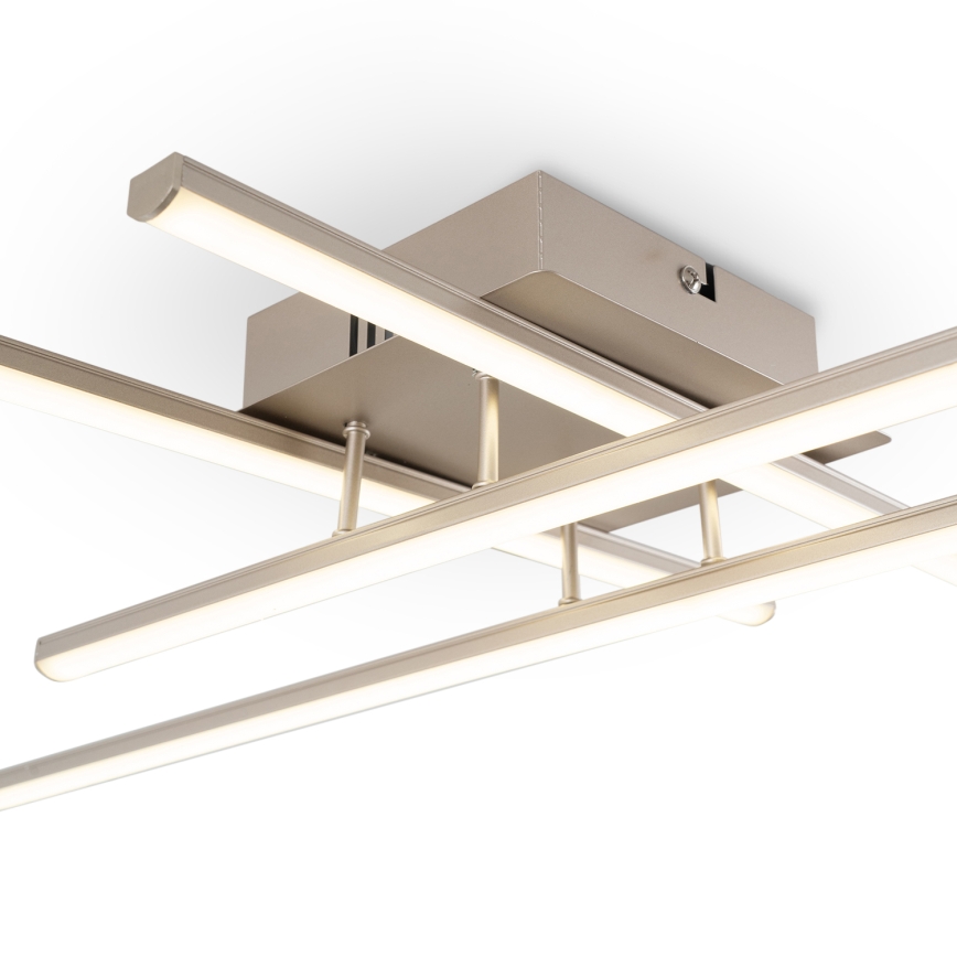 Brilagi - Φωτιστικό οροφής LED STRIPES LED/37W/230V 68x68 cm ασημί