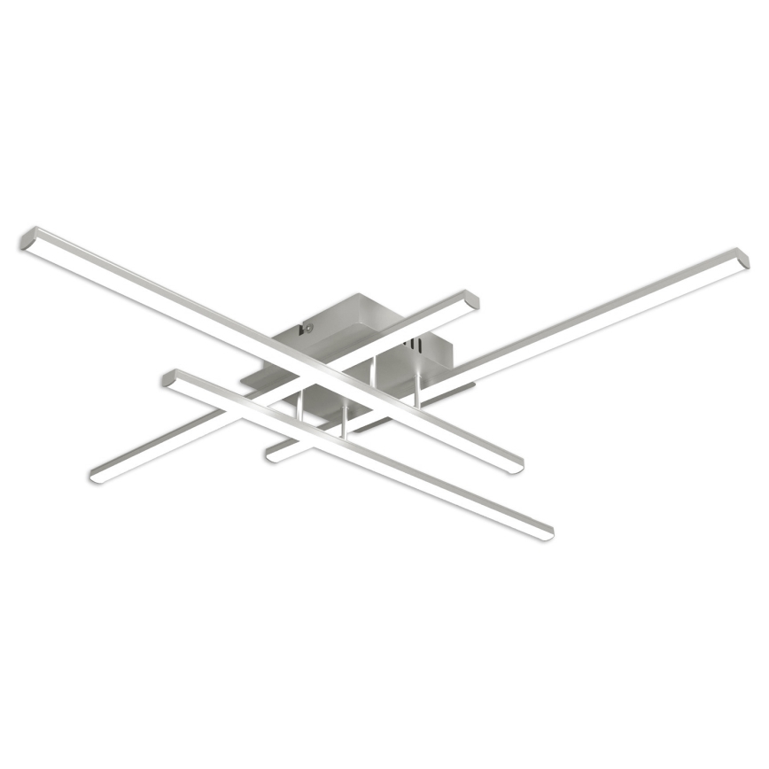 Brilagi - Φωτιστικό οροφής LED STRIPES LED/37W/230V 68x68 cm ασημί