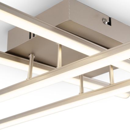Brilagi - Φωτιστικό οροφής LED STRIPES LED/37W/230V 68x68 cm ασημί
