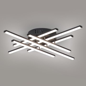 Brilagi - LED φωτιστικό οροφής STRIPES LED/42W/230V 51x51 εκ. μαύρο