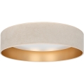 Brilagi - LED φωτιστικό οροφής VELVET SIMPLE LED/24W/230V 3000K Ø 45 cm κρεμ/χρυσό