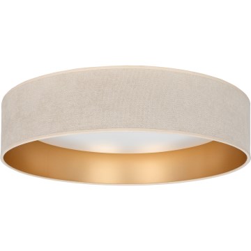 Brilagi - LED φωτιστικό οροφής VELVET SIMPLE LED/24W/230V 3000K Ø 45 cm κρεμ/χρυσό
