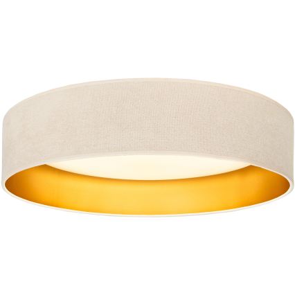 Brilagi - LED φωτιστικό οροφής VELVET SIMPLE LED/24W/230V 3000K Ø 45 cm κρεμ/χρυσό