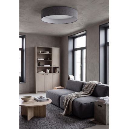 Brilagi - LED Φωτιστικό οροφής VELVET SIMPLE LED/24W/230V 3000K Ø 45 cm γκρι