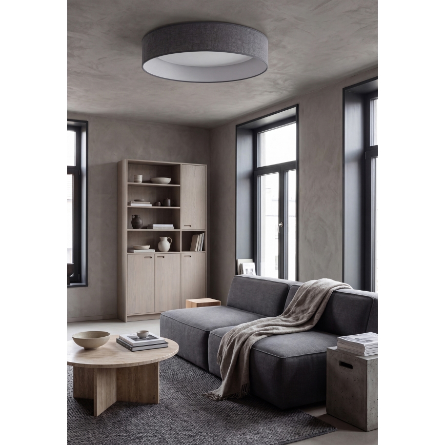Brilagi - LED Φωτιστικό οροφής VELVET SIMPLE LED/24W/230V 3000K Ø 45 cm γκρι