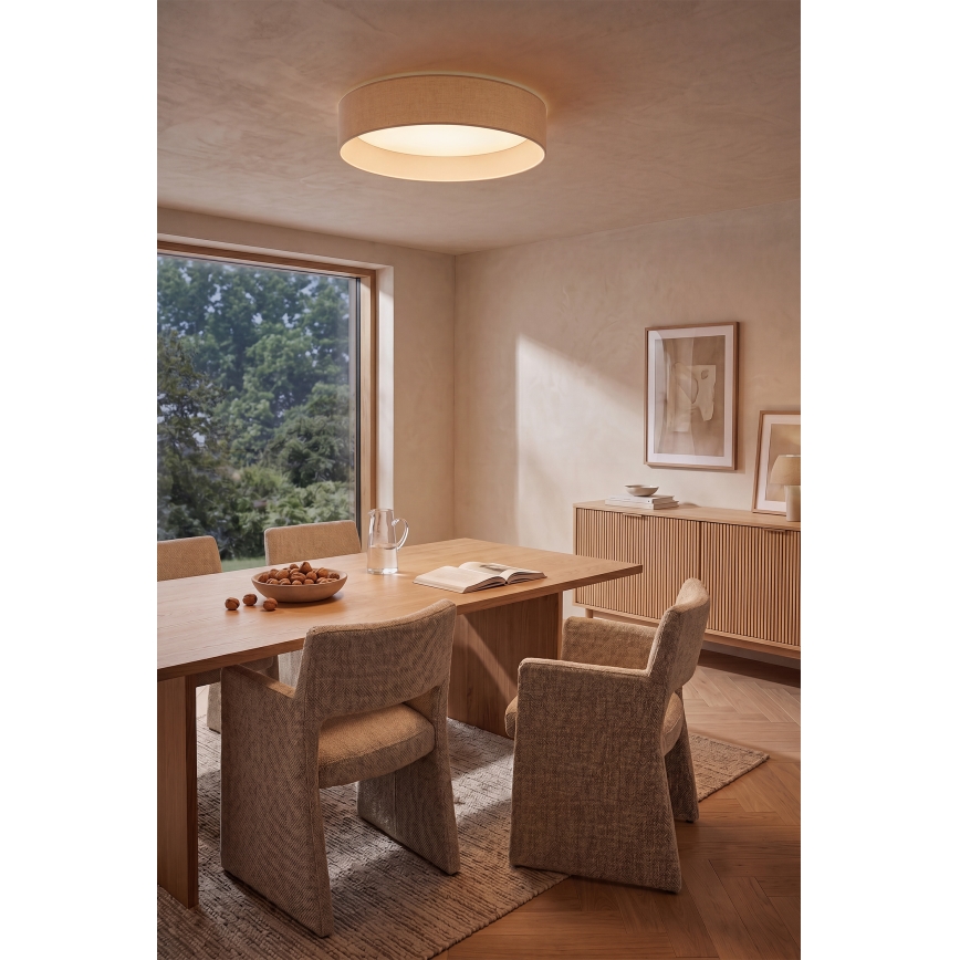 Brilagi - Φωτιστικό οροφής VELVET SIMPLE LED/24W/230V 3000K διάμ. 45 cm κρεμ