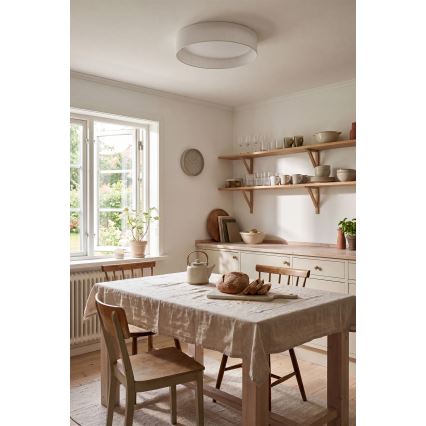Brilagi - LED Φωτιστικό οροφής VELVET SIMPLE LED/36W/230V 3000K Ø 55 cm λευκό