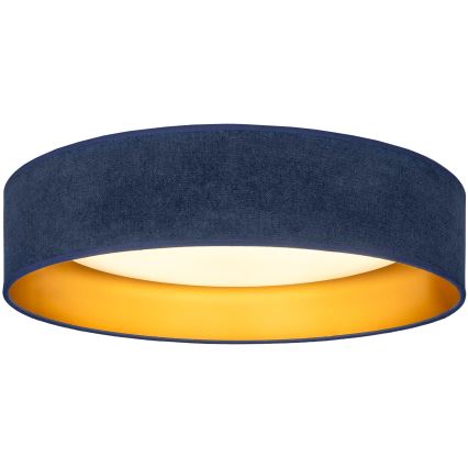 Brilagi - Φωτιστικό οροφής LED VELVET SIMPLE LED/36W/230V 3000K Ø 55 cm μπλε/χρυσό