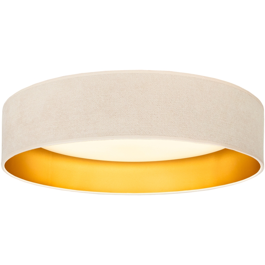 Brilagi - Φωτιστικό οροφής VELVET SIMPLE LED/36W/230V 3000K διάμ. 55 εκ. κρεμ/χρυσό
