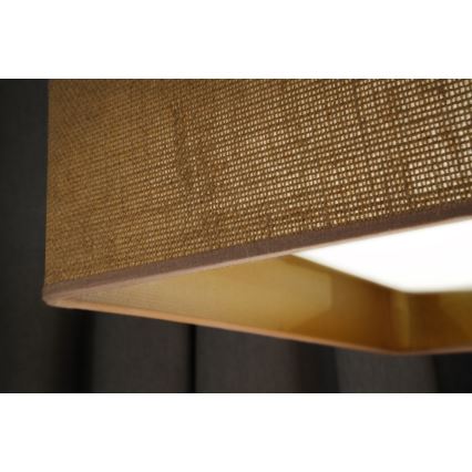 Brilagi - Φωτιστικό οροφής LED VELVET SQUARE LED/24W/230V 43x43 cm καφέ