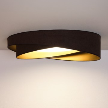 BRILAGI - LED Φωτιστικό οροφής VELVET TWIST LED/24W/230V 4000K Ø 55 cm καφέ/χρυσό