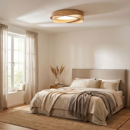 BRILAGI - LED Φωτιστικό οροφής VELVET TWIST LED/24W/230V 4000K Ø 55 cm μπεζ