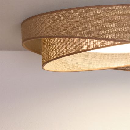BRILAGI - LED Φωτιστικό οροφής VELVET TWIST LED/24W/230V 4000K Ø 55 cm μπεζ