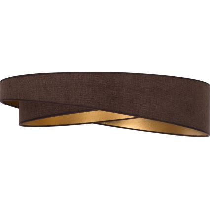 BRILAGI - LED φωτιστικό οροφής VELVET TWIST LED/24W/230V 4000K Ø 55 cm καφέ/χρυσό