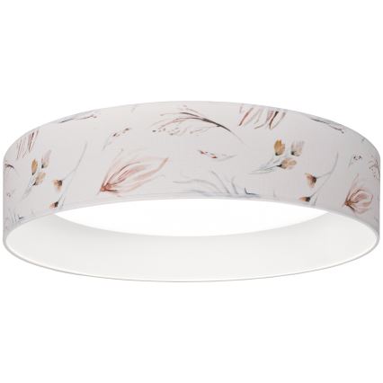 Brilagi - LED φωτιστικό οροφής VELVET VARI LED/24W/230V 3000/4000/6500K διάμ. 45 cm λευκό/λουλούδια