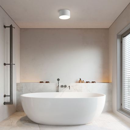 Brilagi - LED φωτιστικό οροφής για μπάνιο FORIS LED/9W/230V Ø 9 cm λευκό IP44