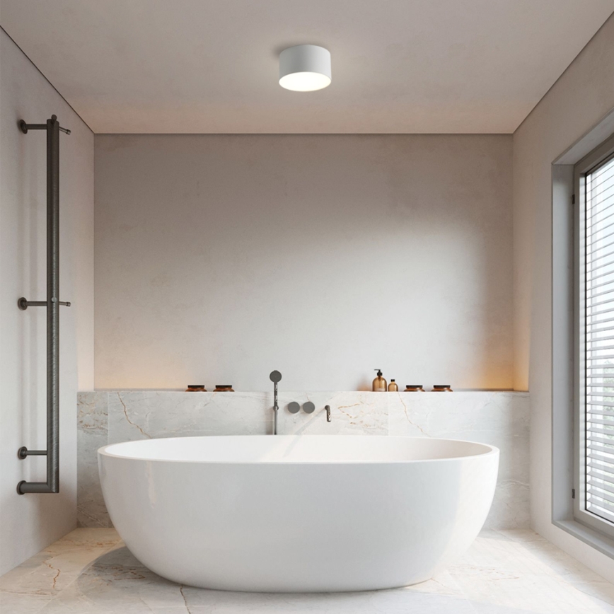 Brilagi - LED φωτιστικό οροφής για μπάνιο FORIS LED/9W/230V Ø 9 cm λευκό IP44