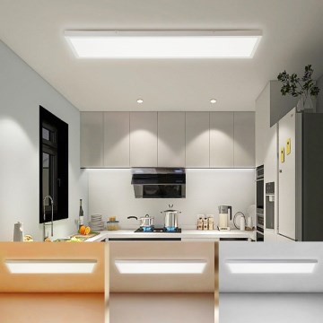 Brilagi - LED φωτιστικό οροφής για μπάνιο FRAME LED/50W/230V 120x30 cm 3000/4000/6000K IP44 λευκό