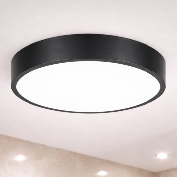 Brilagi - LED φωτιστικό οροφής για μπάνιο POOL LED/36W/230V 3000/4000/5500K Ø 40 cm IP54 μαύρο