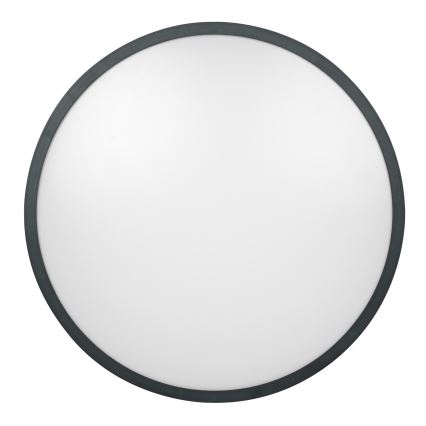 Brilagi - Φωτιστικό οροφής μπάνιου LED ZENNA με αισθητήρα, 18W/230V, Ø 29,5 cm, IP44, ανθρακί + τηλεχειριστήριο