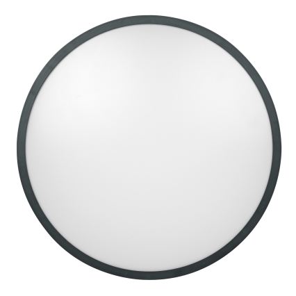 Brilagi - Φωτιστικό οροφής μπάνιου LED ZENNA με αισθητήρα LED/24W/230V, διάμετρος 35 cm, IP44, ανθρακί + τηλεχειριστήριο