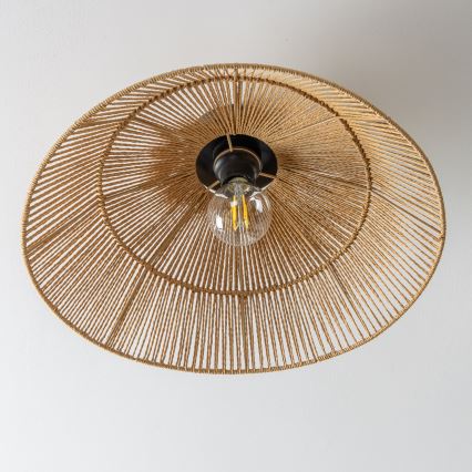 Brilagi - LED φωτιστικό οροφής επιφανειακής τοποθέτησης CERIA BOHO 1xE27/40W/230V Ø 50 cm καφέ