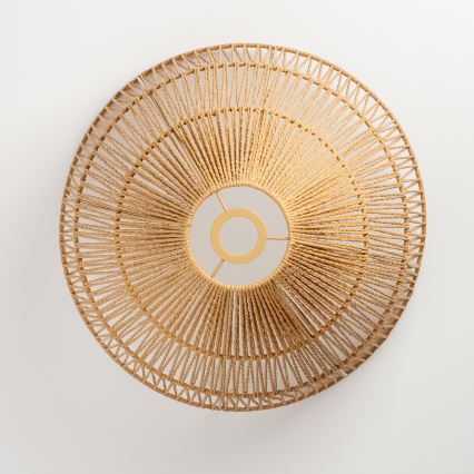 Brilagi - LED φωτιστικό οροφής επιφανειακής τοποθέτησης CERIA BOHO 1xE27/40W/230V Ø 70 cm καφέ/βελανιδιά