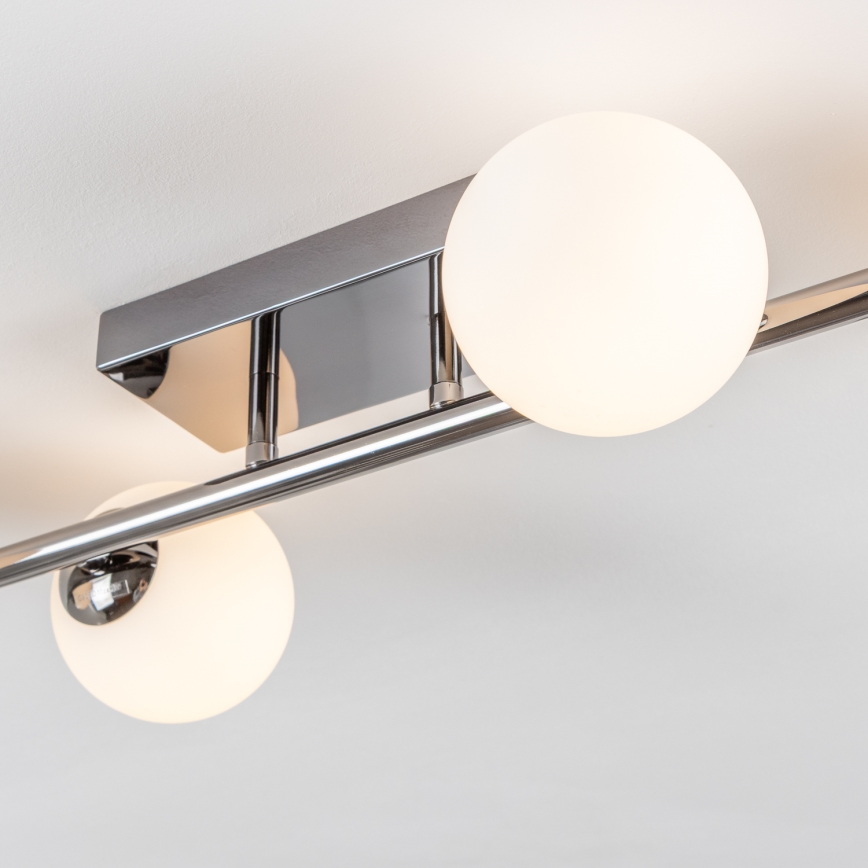 Brilagi - LED Φωτιστικό οροφής επιφανειακής τοποθέτησης MILLA 4xG9/3W/230V μαύρο χρώμιο/λευκό