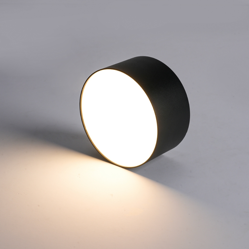 Brilagi - LED φωτιστικό οροφής μπάνιου FORIS LED/9W/230V διάμ. 9 εκ. μαύρο IP44