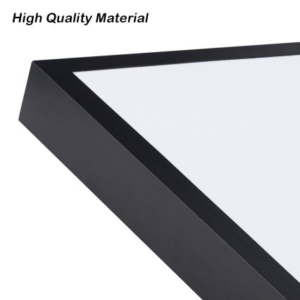Brilagi - LED φωτιστικό οροφής μπάνιου FRAME LED/96W/230V 120x60 cm 3000/4000/6000K IP44 μαύρο