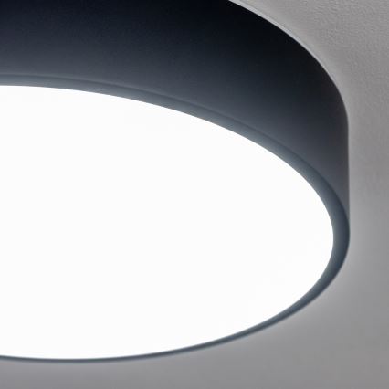 Brilagi - LED φωτιστικό οροφής για μπάνιο POOL LED/24W/230V 3000/4000/5500K Ø 30 cm IP54 μαύρο