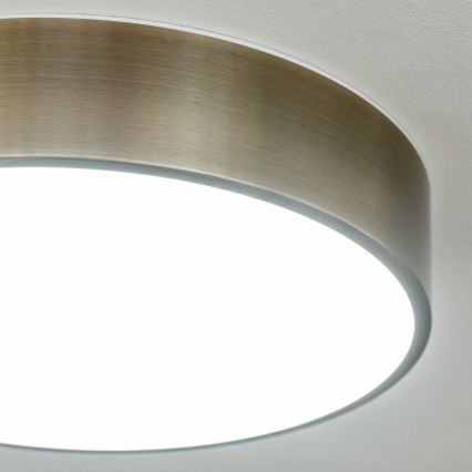 Brilagi - Φωτιστικό οροφής LED για μπάνιο POOL LED/24W/230V 3000/4000/5500K διάμ. 30 cm IP54 ορείχαλκος