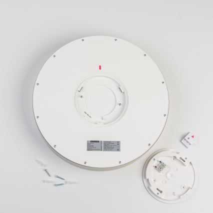 Brilagi - LED φωτιστικό οροφής μπάνιου POOL LED/36W/230V 3000/4000/5500K Ø 40 cm IP54 ματ χρώμιο