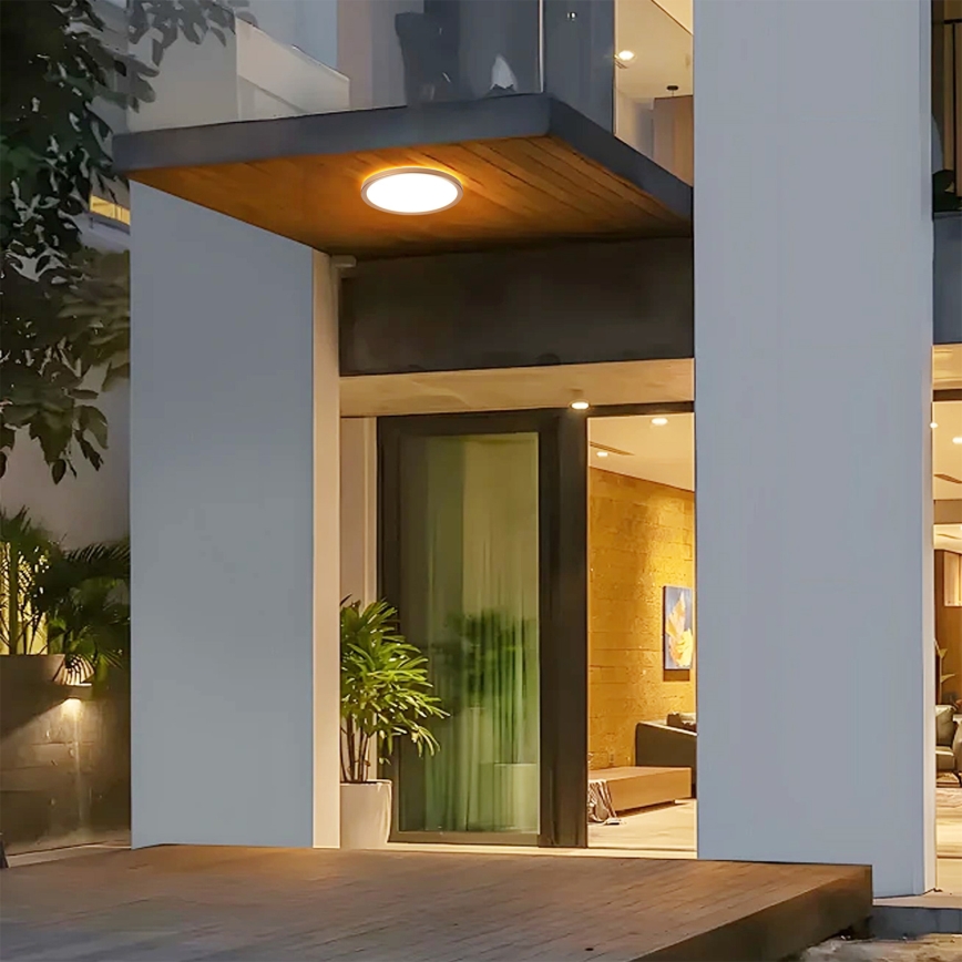 Brilagi - LED Φωτιστικό οροφής μπάνιου ULTRA SLIM LED/12W/230V Ø22,5 cm ροζ χρυσό IP54