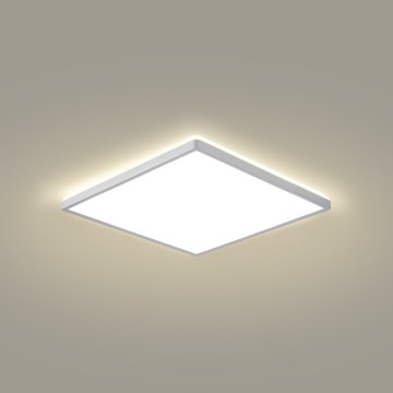 Brilagi - LED φωτιστικό οροφής μπάνιου ULTRA SLIM LED/18W/230V 30x30 cm ασημί IP54