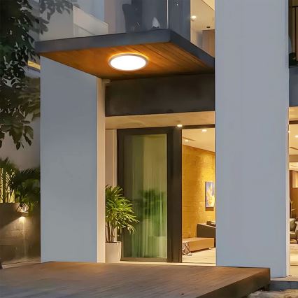 Brilagi - LED φωτιστικό οροφής μπάνιου ULTRA SLIM LED/24W/230V Ø 42 cm ροζ χρυσό IP54